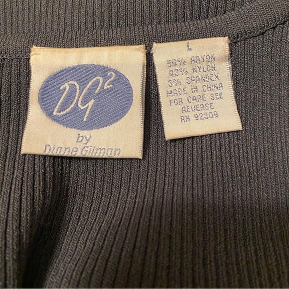DG 2 Ladies Sweater Tank Top; Large; Dark Gray; NWOT. - Picture 6 of 8